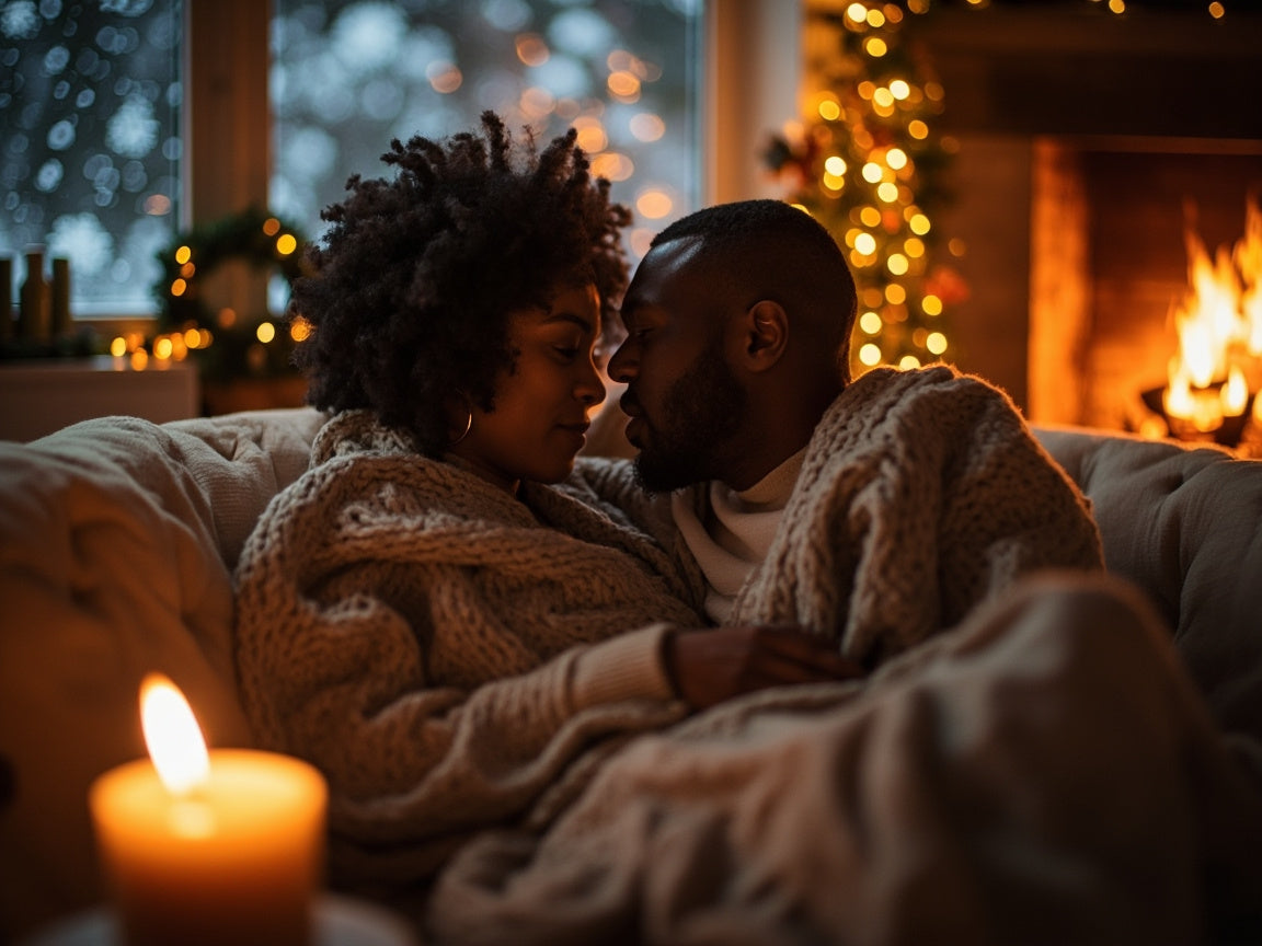 Wrapped in You Bundle – pajama set, two mugs, and digital album romantic holiday set